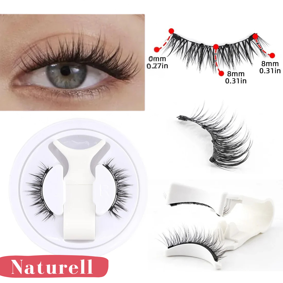 VELOURA® MAGNETISCHE WIMPERN | OHNE KLEBER