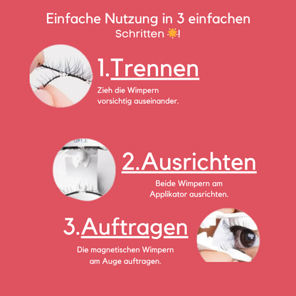 VELOURA® MAGNETISCHE WIMPERN | OHNE KLEBER